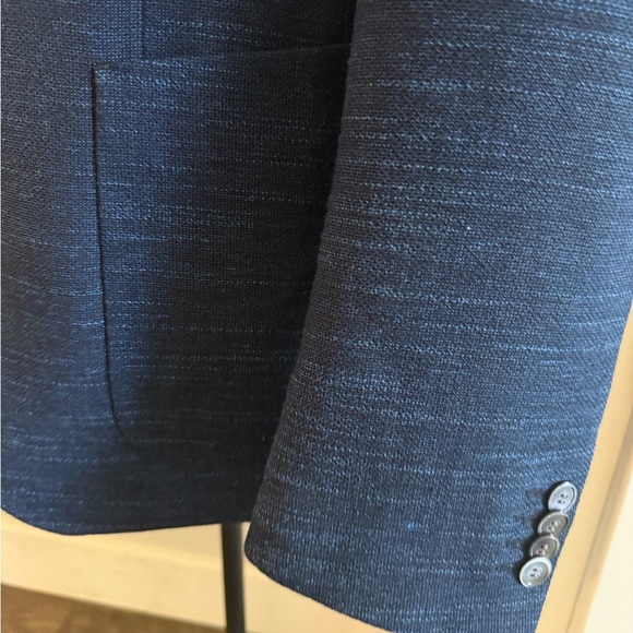 Hugo Boss Raye 7 extra slim fit wool & linen Jacket - Picture 9 of 14